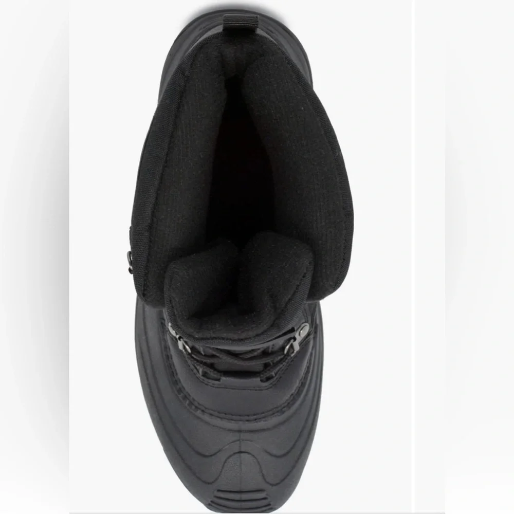 Black Men's Rain & Snow Boots